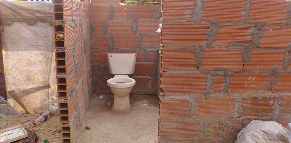 WC in Rohbau